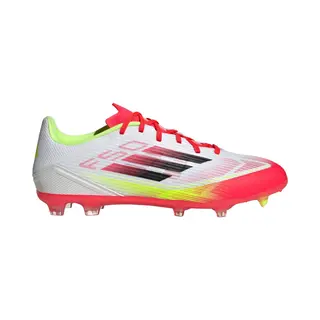 Adidas Unisex F50 League Football Boots Fg/Mg, Cloud White/Core Black/Solar Yellow, 42 Eu