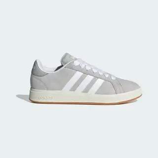 Adidas Men's Grand Court Base 00s Shoes, Grey Two/Cloud White/Gum, 8 Uk
