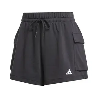 Women's Cargo Pocket Shorts Adidas Essentials Small Logo Feelcozy