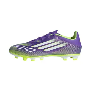 Adidas Unisex F50 Club Firm Ground/Multi Ground Football Boots, Purple Rush/Cloud White/Lucid Lemon, 10 Uk