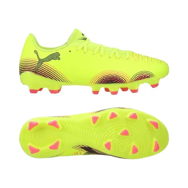 Puma Women's Future 8 Play Firm Ground/Artifical Ground Football Boots, Yellow Alert-Puma Black-Sun Struck, 6 Uk thumbnail