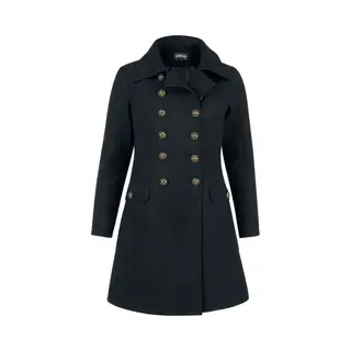 Gothicana By Emp Semjasa Short Coat Black