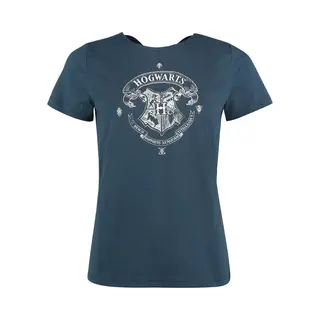 Harry Potter British Fabric Criss-Cross T-Shirt Blau In L