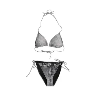 R.E.D. By Emp Bikini Set - Basic - S Tot Xxl - Voor Vrouwen - Grijs