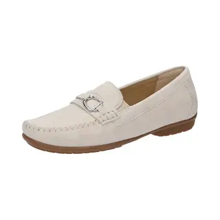 Sioux 66979 723 H Instappers Wit Leer Dames - Wit - 38.5