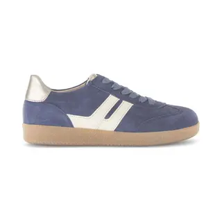 Gabor Damen Low-Top Sneaker, Frauen Sneaker, Best Fitting, Denim/Panna/Puder (16), 37 Eu / 4 Uk