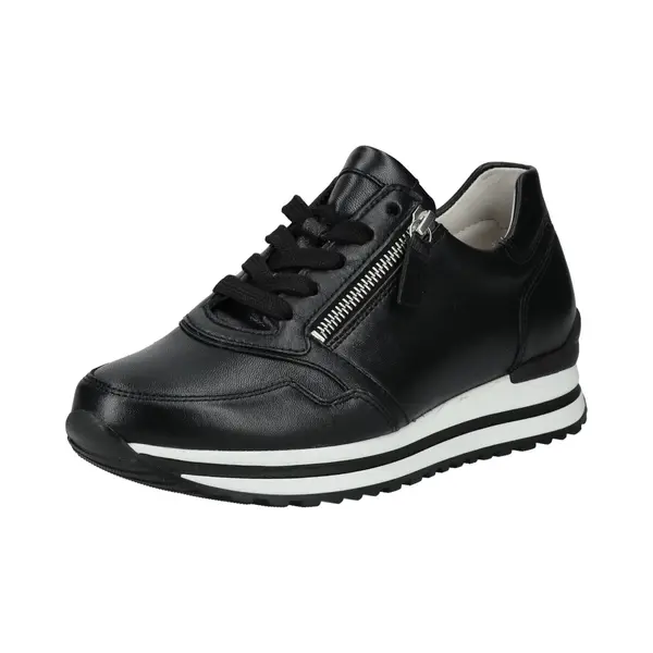 Gabor Lage Sneakers Voor Dames, Zwart 27, 38, 5 Eu Large thumbnail