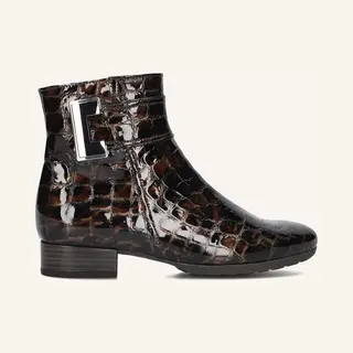 Gabor 712 Enkellaarsjes - Enkelboots Met Rits - Dames - Taupe - Maat 40
