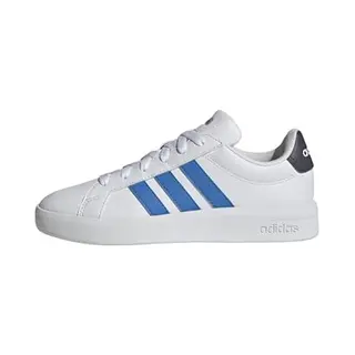 Adidas Grand Court 3.0 Shoes Junior Schoenen, Uniseks, Kinderen, Ftwr Wit/Lucid Ray Blue/Aurora Onix, 39 1/3 Eu