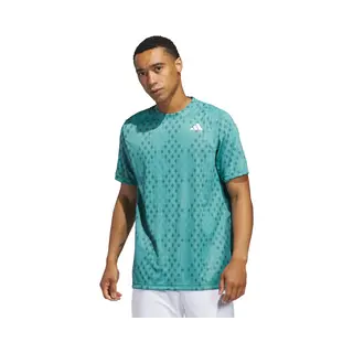 Adidas Performance Club Tennis Climacool Graphic T-shirt - Heren - Turquoise