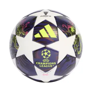 Adidas Performance Bal 'Uefa Champions League Final' Neongeel / Donkerlila / Wit