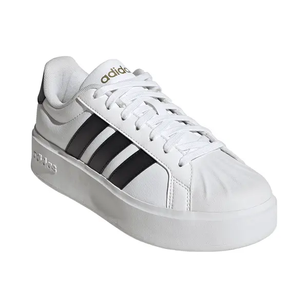 Adidas Dames Streettalk Bold Sneaker Dames Plateau Schoenen KJ3856 Wit thumbnail