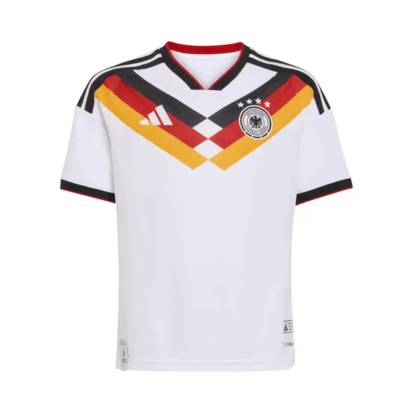 Adidas Germany 26 Home Football Shirt Jnr - White / Yl 13-14Yr thumbnail