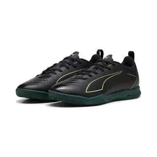 Puma Ultra 6 Play It Jr Fußballschuh, Schwarz-sprudelndes Hellgrünes Gelände, Größe 45, Puma Black Fizzy Light Green Terrain, 29 Eu