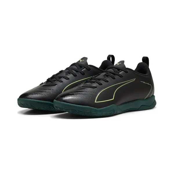 Puma Ultra 6 Play It Jr Fußballschuh, Schwarz-sprudelndes Hellgrünes Gelände, Größe 45, Puma Black Fizzy Light Green Terrain, 29 Eu thumbnail