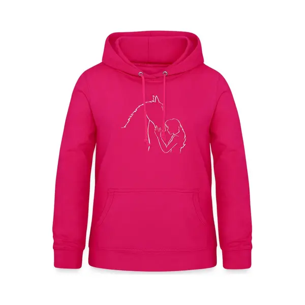 Spreadshirt Paard En Meisje Vriendschappen Paardmeisje Hoodie Dames thumbnail