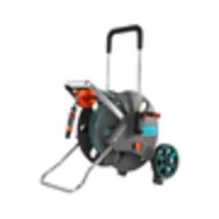 Gardena AquaRoll L Easy Cart reel Manual Blue, Grey, Orange