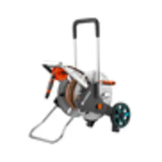 Gardena 18547-20 tuinslang Multi-positie haspel Handmatig Zwart, Roestvrijstaal