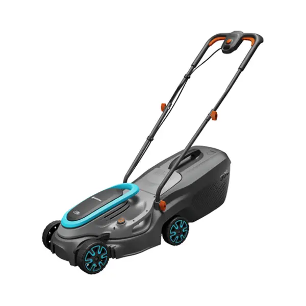 Gardena PowerMax 32/18V P4A Duwgrasmaaier Batterij/Accu Blauw, Grijs thumbnail