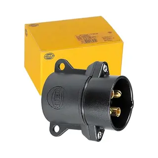 Hella 8JA 001 920-011 Stecker - 24V - 4-polig - Stecker, Schraubkontakt - Schwarz