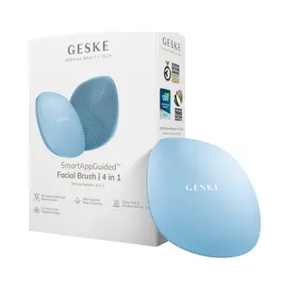 Geske | SmartAppGuided™ Facial Brush 4 In 1 | Gezichtsreinigingsborstel | Zachte Siliconen Borstel | Professionele Gezichtsreiniging |