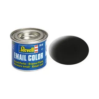 Revell Black, mat Ral 9011 14 ml-tin schaalmodel onderdeel en -accessoire Verf