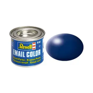 Revell Lufthansa-blue, silk Ral 5013 14 ml-tin schaalmodel onderdeel en -accessoire Verf