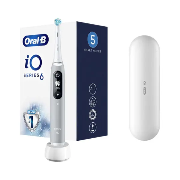 Oral-B iO 4210201381686 elektrische tandenborstel Roterende tandenborstel Grijs thumbnail