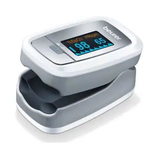 Beurer Po 30 Pulsoximeter, Messung Von Sauerstoffsättigung (SpO₂) Und Herzfrequenz (Puls), Fingeroximeter Mit Farbdisplay