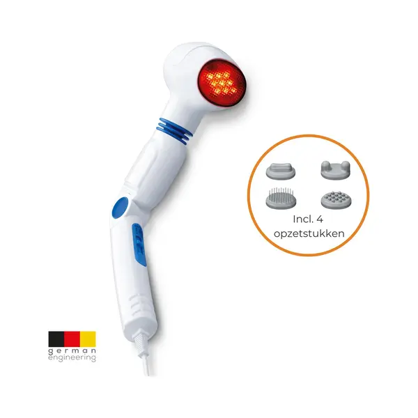 Beurer Massagegerät Mg 40 Für Eine Wohltuende Vibrationsmassage Mit Infrarotwärme, Ideal Für Gezielte Und Punktuelle Massagen An Rücken, Armen, thumbnail