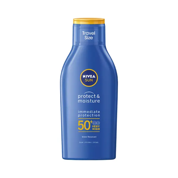 Nivea Sun Protect & Hydrate Sunscreen Lotion SPF50+ Travel Size 100 Ml, Moisturizing Sun Cream With Long-Lasting Hydration, Fast Absorbing, Water thumbnail