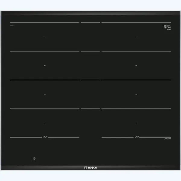 Bosch Serie 8 PXY675DC1E kookplaat Zwart Ingebouwd Inductiekookplaat zones 4 zone(s) thumbnail