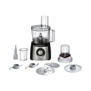 Bosch MCM3401M keukenmachine 800 W 2,3 l Zwart, Roestvrijstaal