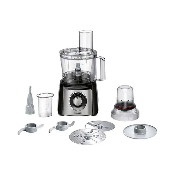 Bosch MCM3401M keukenmachine 800 W 2,3 l Zwart, Roestvrijstaal thumbnail