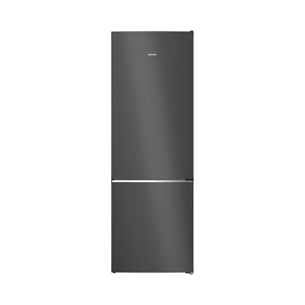 Siemens iQ500 KG49N4XAF koel-vriescombinatie Vrijstaand 129 l A Zwart thumbnail