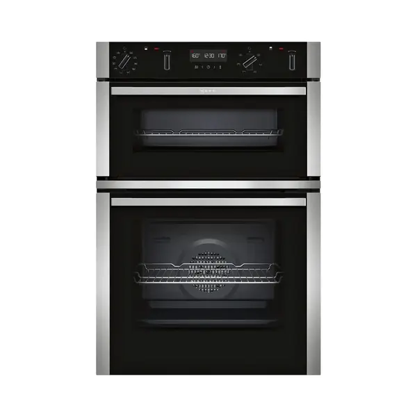 Neff U2ACM7HH0B oven 71 L Black, Stainless steel thumbnail