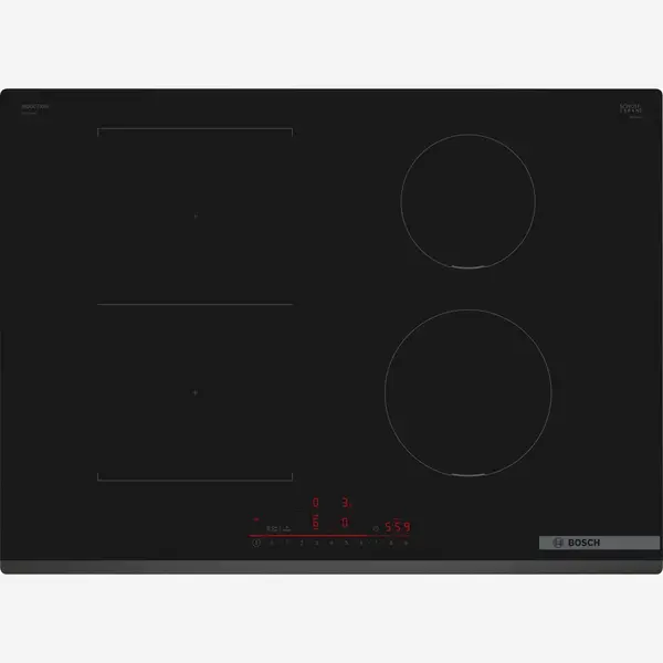 Bosch Serie 6 PVS731HB1E kookplaat Zwart Ingebouwd 70 cm Inductiekookplaat zones 4 zone(s) thumbnail