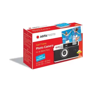 Agfaphoto Agfa Photo Reusable Photo Camera 35mm Half Frame Zwart