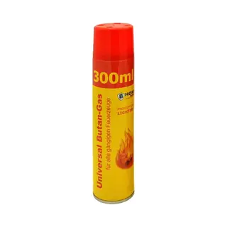 B-Camping Aansteker Gas - 300 Ml - Butaan Gasfles - Navulling - Voor Kooktoestellen/aanstekers