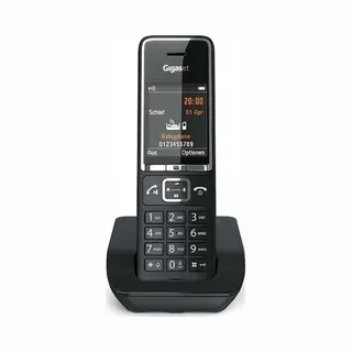 Gigaset Comfort 550 Analoges/Dect-Telefon Anrufer-Identifikation Schwarz