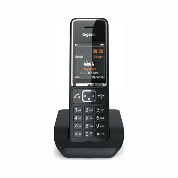 Gigaset Comfort 550 Analoges/Dect-Telefon Anrufer-Identifikation Schwarz thumbnail