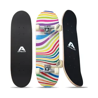 Apollo Skateboard - Retro Colors - 28" (71cm) Kinderskateboard Met Abec-3 Kogellagers
