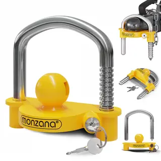 monzana® Trailer Lock Anti-theft Protection Anti-theft Device