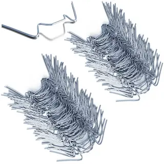 Deuba® Gewächshausklammern 100er-Set Verzinkt