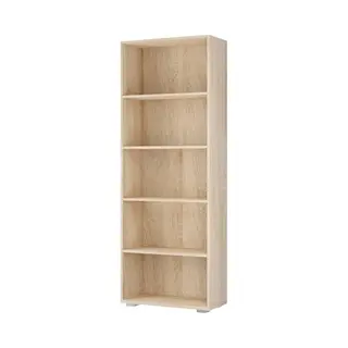 Casaria® Boekenkast Vela Eikenhout 5 Planken