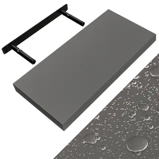 Casaria® Floating Shelf Grey 50cm