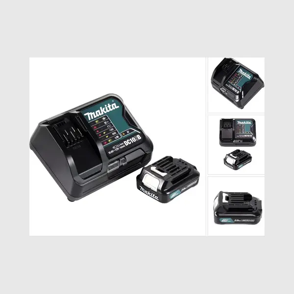 Makita Power Source Kit 12V Met 1x BL1021B Accu 2, 0Ah + DC10SB Oplader thumbnail