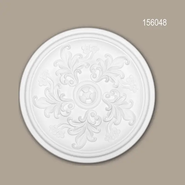 Profhome Decor Plafond Rozet 156048 Profhome Sierelement Plafond Centrum Rococo Barok Stijl Wit Ø 36, 4 Cm thumbnail