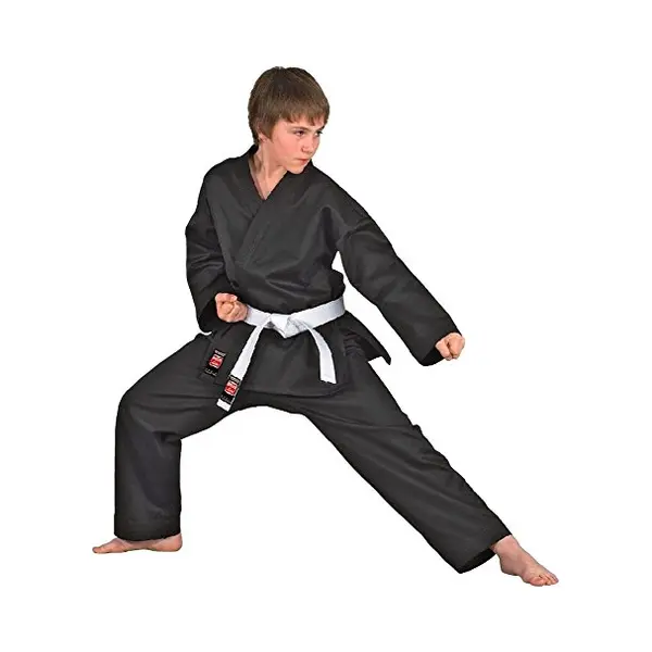 Danrho Karate Anzug "Dojo Line", Schwarz Danrho 140 Cm thumbnail