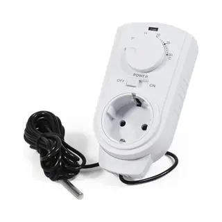 Mc Power Steckdosen-thermostat Mcpower "tcu-440" 5-30°c, 3500w, 230v, Kabel + Außenfühler
